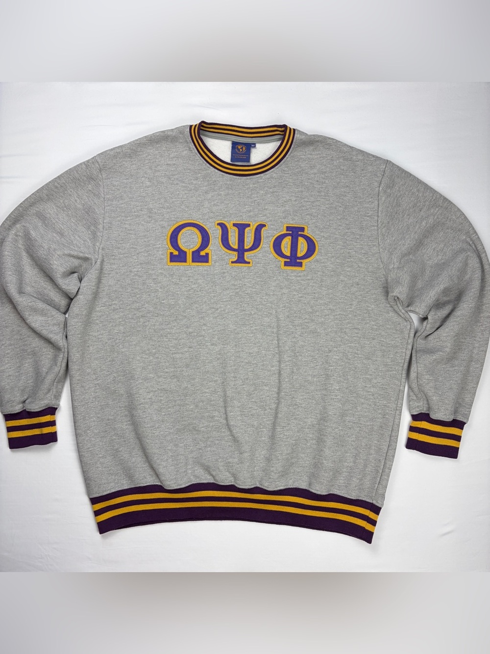 Buffalo Dallas Omega Psi Phi Chenille Crewneck Sweatshirt 3XL